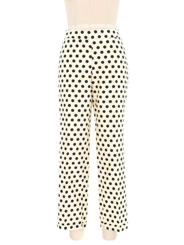 Rochas Polka Dot Cigarette Pants Bottom arcadeshops.com