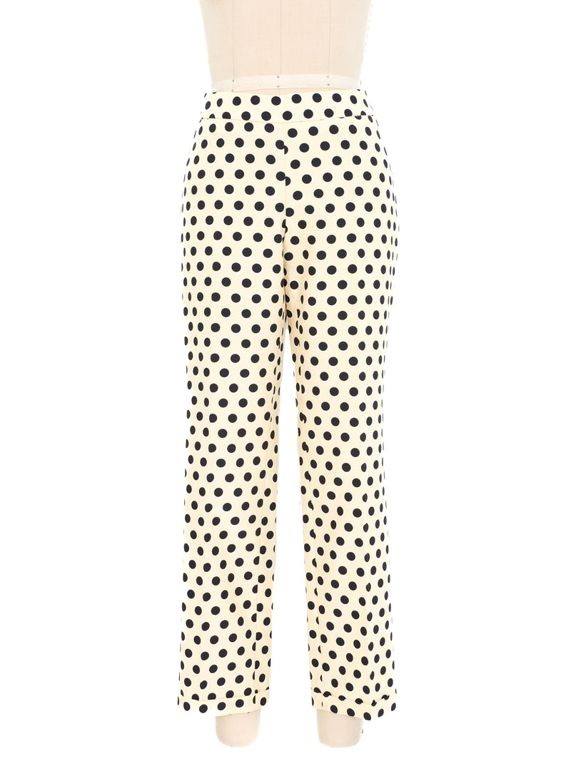 Rochas Polka Dot Cigarette Pants Bottom arcadeshops.com