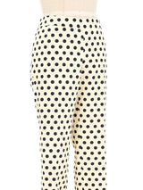 Rochas Polka Dot Cigarette Pants Bottom arcadeshops.com