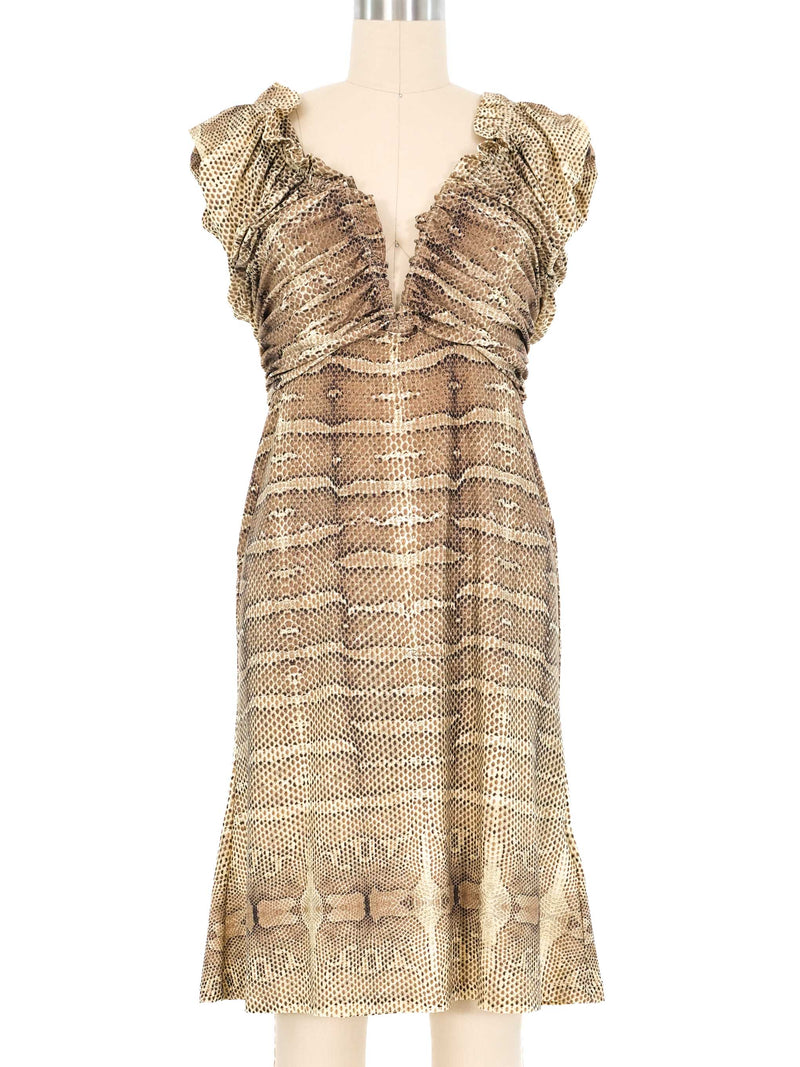 2007 Roberto Cavalli Animal Print Dress Dress arcadeshops.com