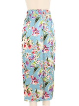 Junya Watanabe Floral Satin Crop Pants Bottom arcadeshops.com