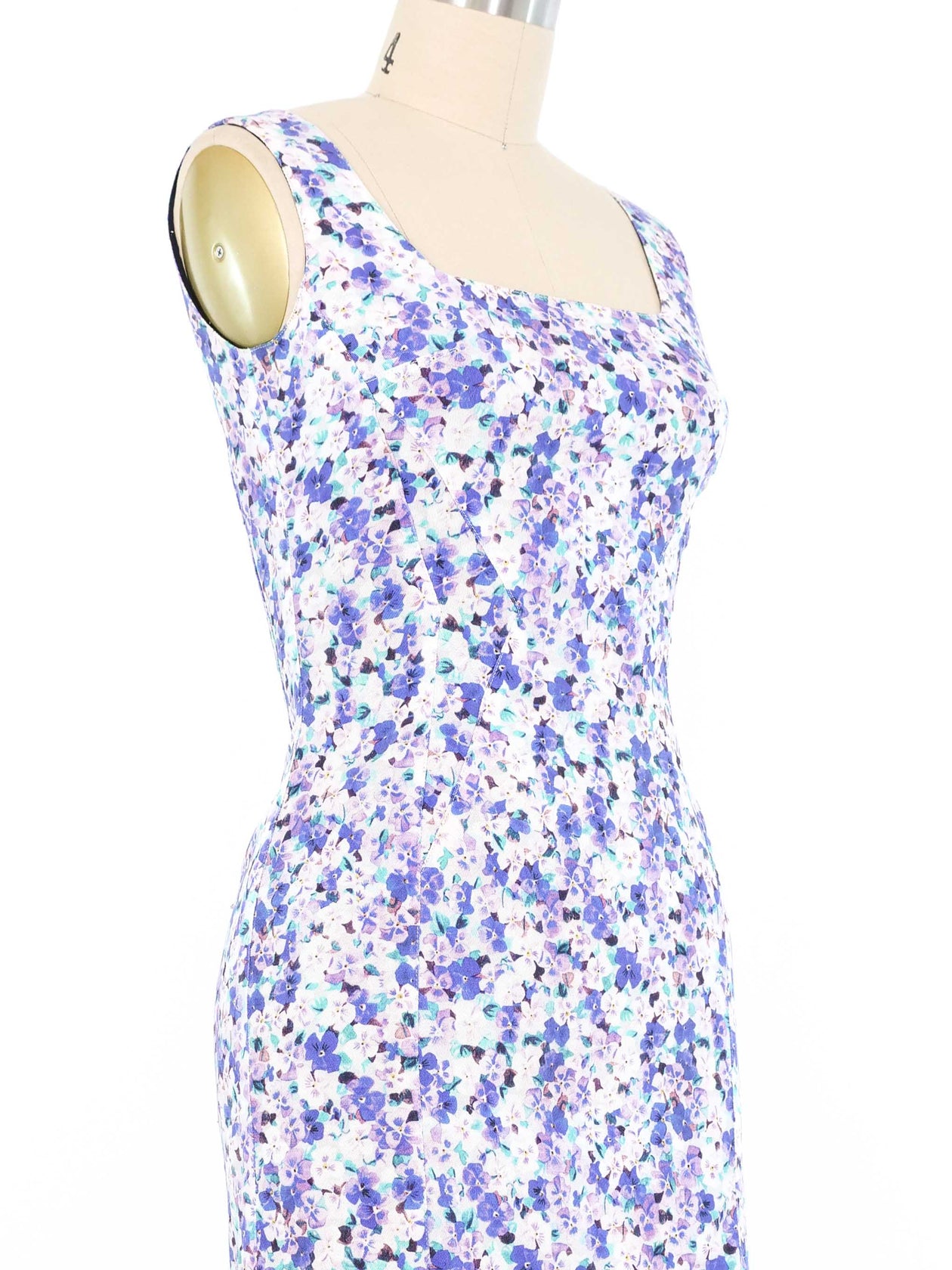 knee length dresses for ladies Dolce & Gabbana Floral Embroidered Mini Dress – AmeOro main image 0