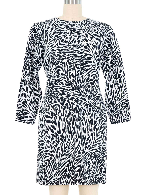 Yves Saint Laurent Animal Print Dress Dress arcadeshops.com