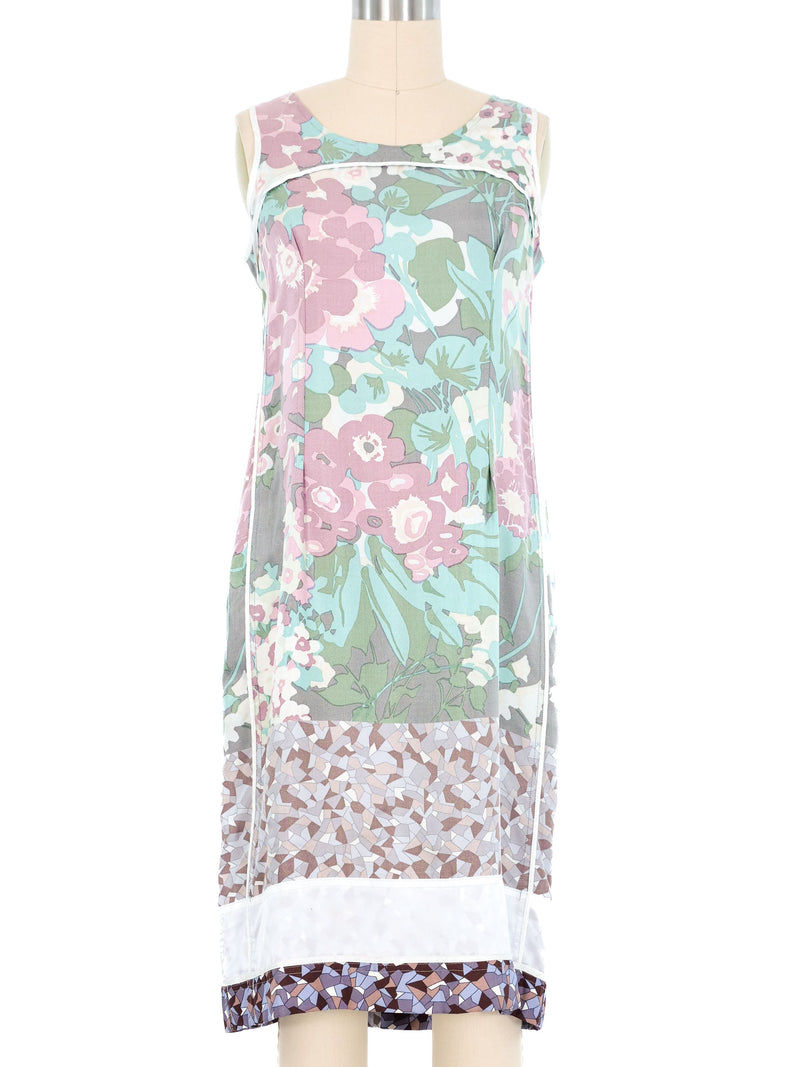 Dries Van Noten Inside Out Printed Shift Dress Dress arcadeshops.com