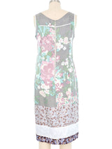 Dries Van Noten Inside Out Printed Shift Dress Dress arcadeshops.com