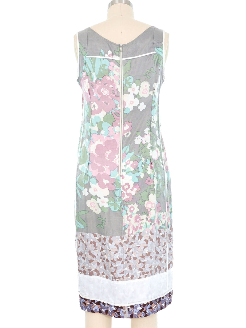 Dries Van Noten Inside Out Printed Shift Dress Dress arcadeshops.com