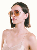 Cazal Frameless Gradient Sunglasses Accessory arcadeshops.com