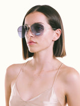 Parma Rimless Aviator Sunglasses Accessory arcadeshops.com