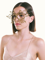 1970s Brass Bat Masquerade Mask Accessory arcadeshops.com