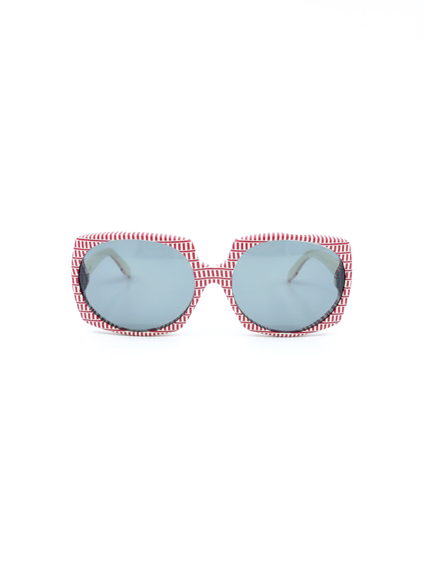 1960s Christian Dior Op Art Oversized Sunglasses Accessory arcadeshops.com
