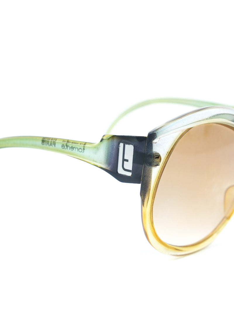 1970s Torrente Oversized Two Tone Sunglasses Accessory arcadeshops.com