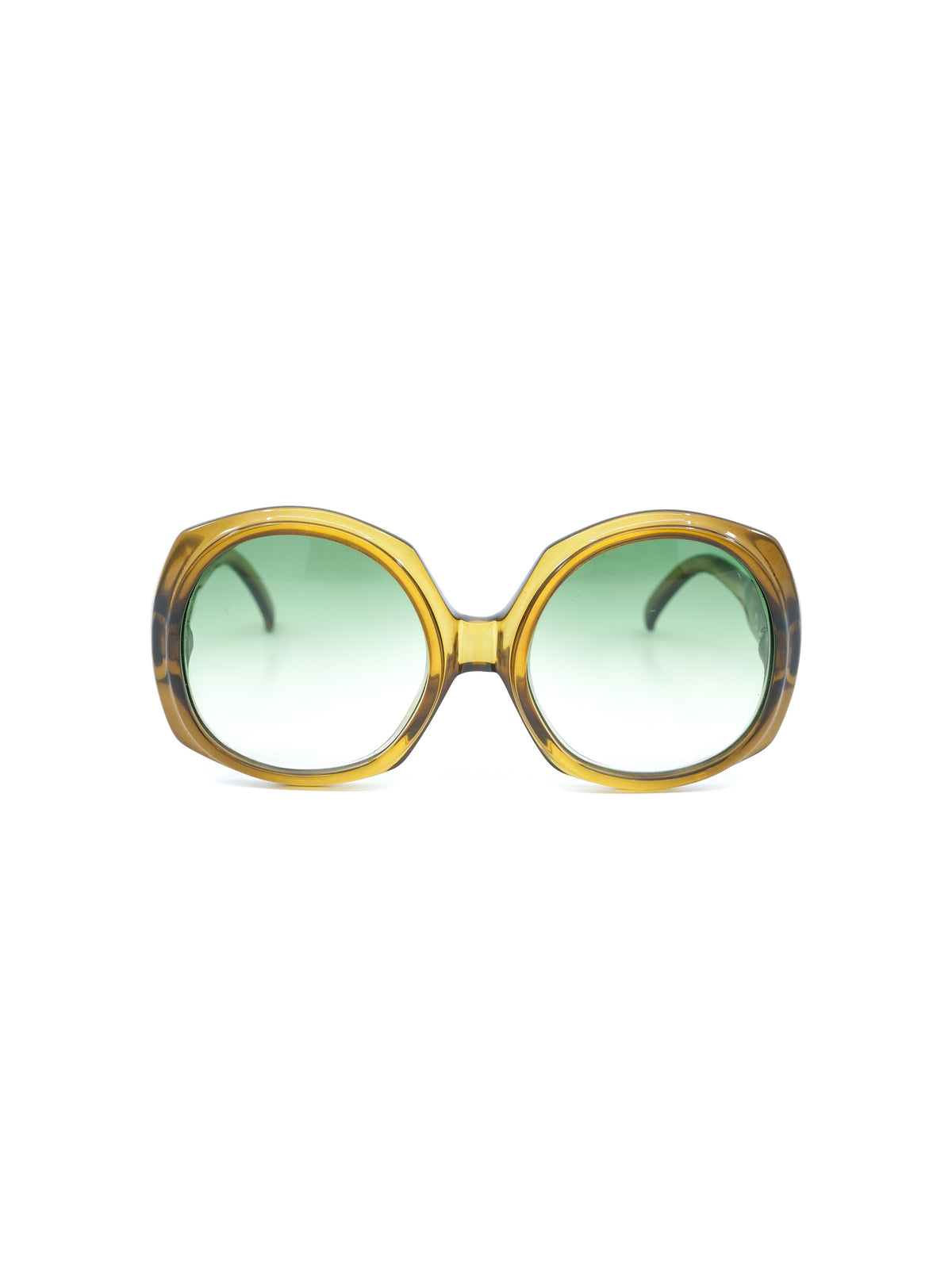 Christian Dior Olive Rounded Sunglasses