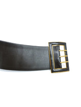 Judith Leiber Brown Oversized Buckle Belt Accessory arcadeshops.com