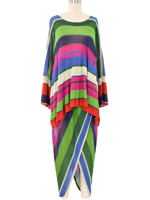 Missoni Rainbow Striped Knit Ensemble Suit arcadeshops.com
