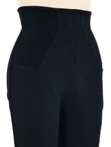 Alaia Black Knit Bike Shorts Bottom arcadeshops.com