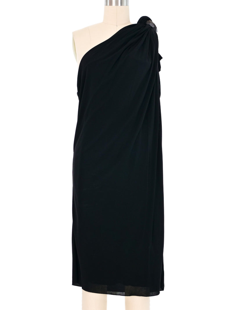 Jean Paul Gaultier Draped Jersey One Shoulder Dress Dress arcadeshops.com