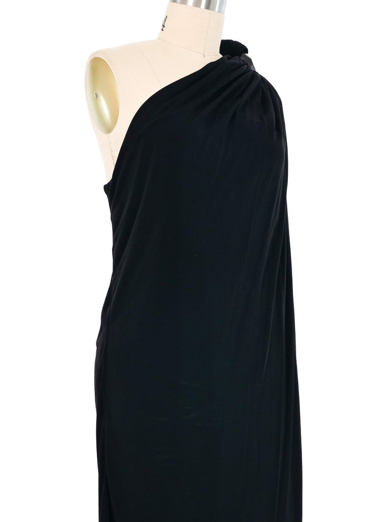 Jean Paul Gaultier Draped Jersey One Shoulder Dress Dress arcadeshops.com