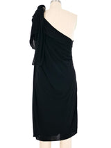 Jean Paul Gaultier Draped Jersey One Shoulder Dress Dress arcadeshops.com