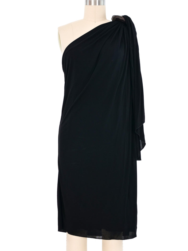 Jean Paul Gaultier Draped Jersey One Shoulder Dress Dress arcadeshops.com