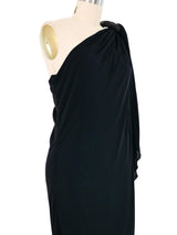 Jean Paul Gaultier Draped Jersey One Shoulder Dress Dress arcadeshops.com