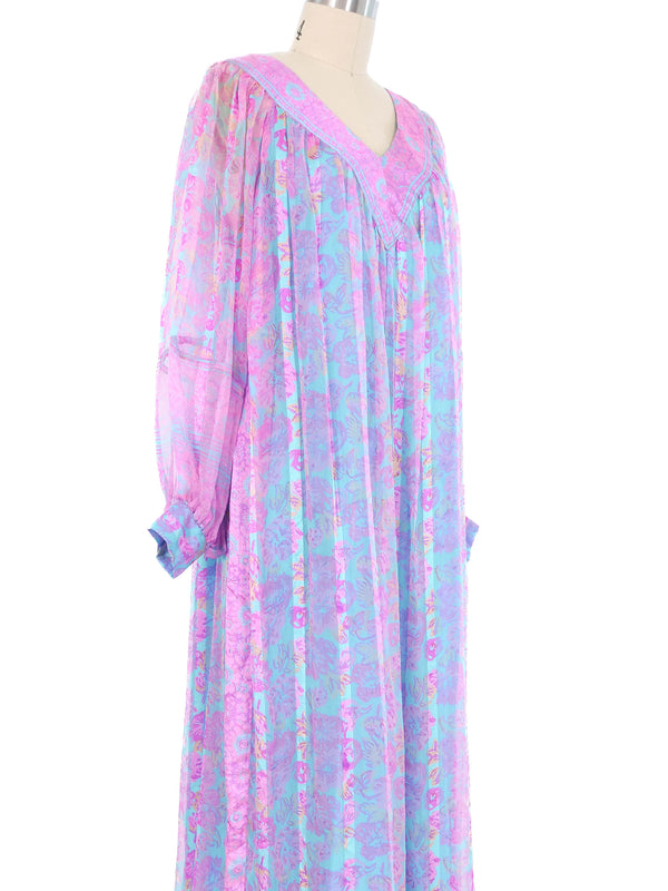 Raksha Pastel Silk Chiffon Dress Dress arcadeshops.com