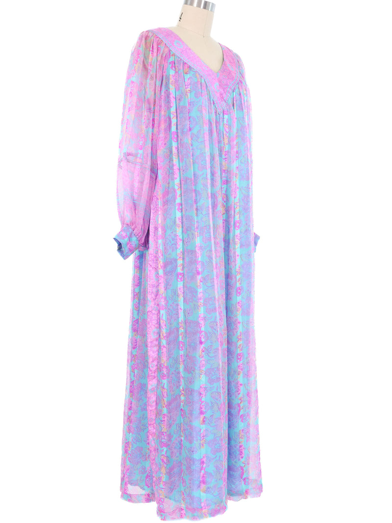 Raksha Pastel Silk Chiffon Dress Dress arcadeshops.com