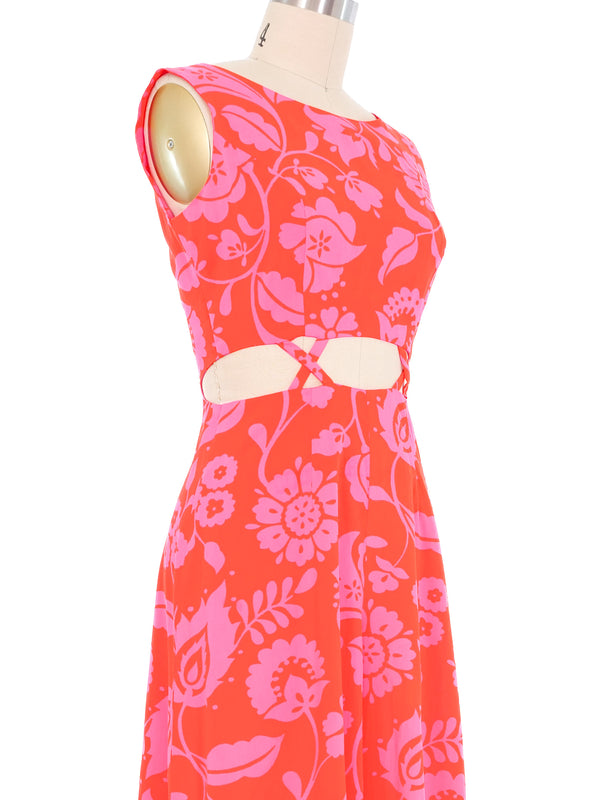 1970s Caged Midriff Jumpsuit Jumpsuit arcadeshops.com