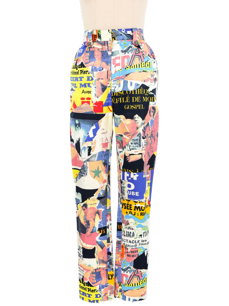 Christian Lacroix Collage Print Pants Bottom arcadeshops.com