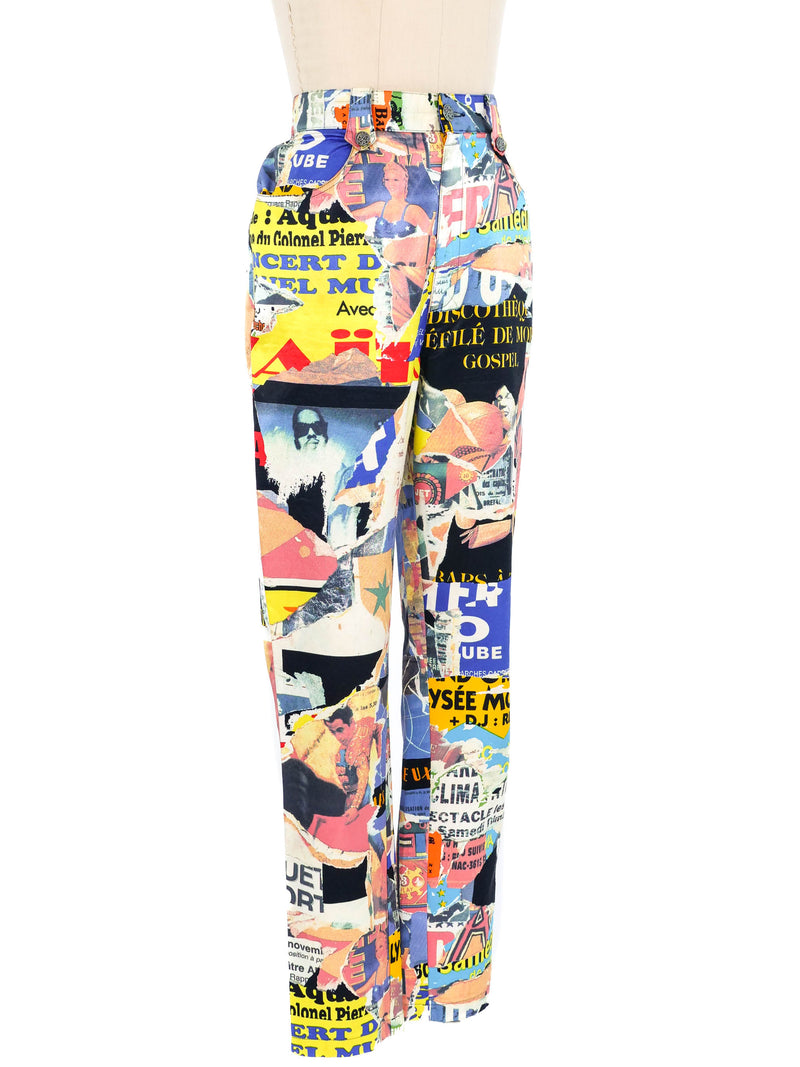 Christian Lacroix Collage Print Pants Bottom arcadeshops.com