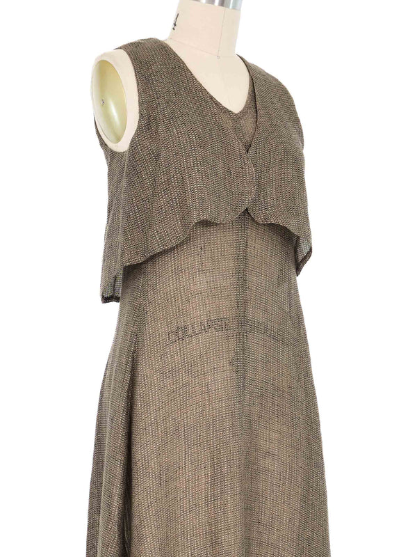 Giorgio Armani Metallic Knit Maxi Dress Dress arcadeshops.com