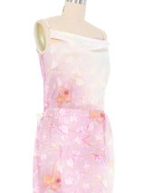 Nina Ricci Floral Silk Dress Dress arcadeshops.com