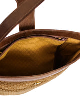 1970s Gucci Suede Monogram Shoulder Bag Accessory arcadeshops.com