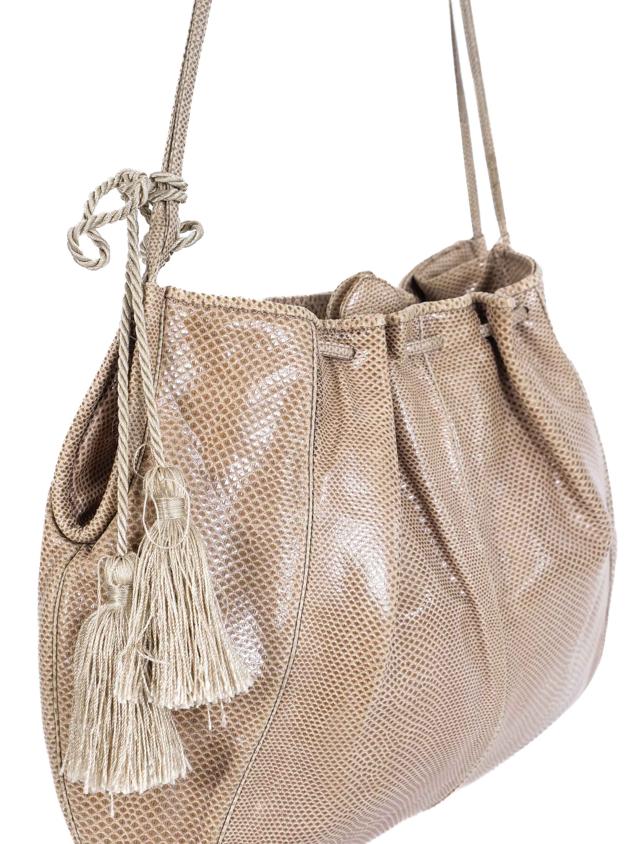 Judith Leiber Lizard Shoulder Bag