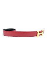 Hermes Mini H Red Reversible Belt Accessory arcadeshops.com