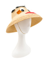 Applique Face Straw Hat Accessory arcadeshops.com