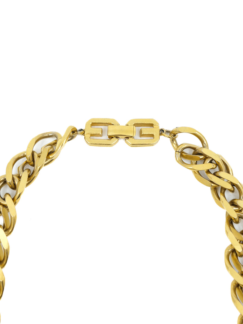 Givenchy Matte Goldtone Chain Necklace Accessory arcadeshops.com