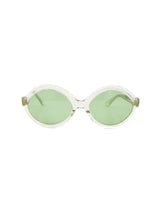 1960s Translucent Oversized Italian Sunglasses Accessory arcadeshops.com