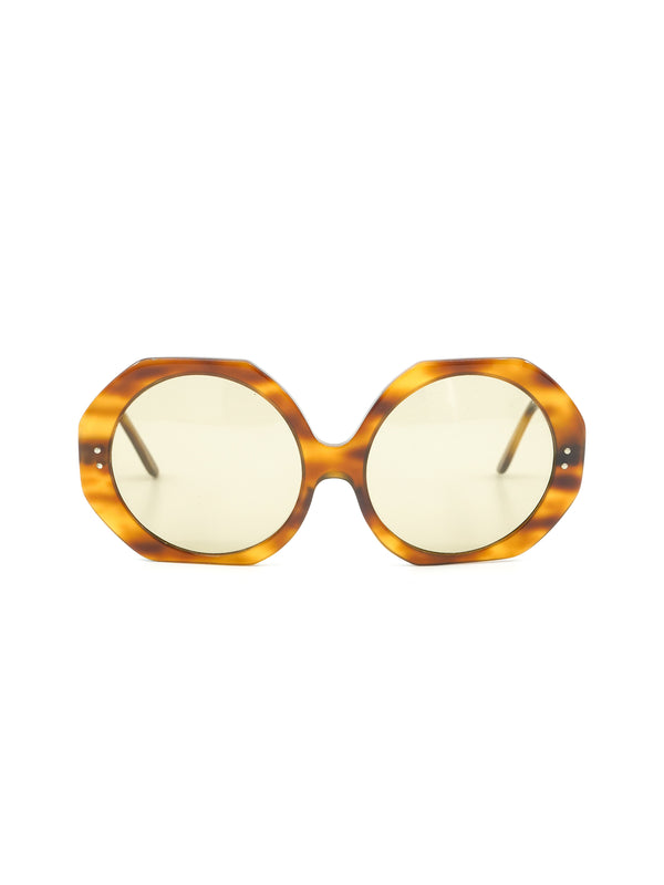 Paulette Guinet Octagon Tortoiseshell Sunglasses Accessory arcadeshops.com