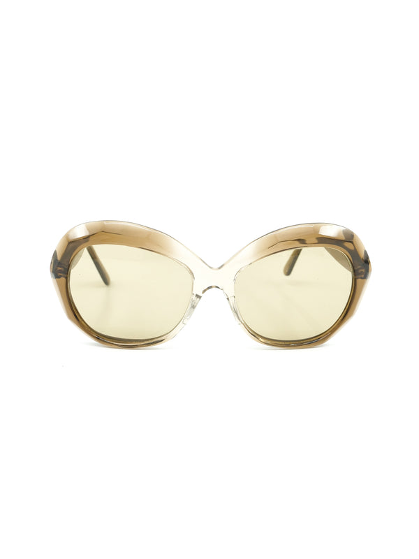 1960s Oversized Beveled Sunglasses Accessory arcadeshops.com