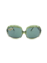 1970s Square Green Sunglasses Accessory arcadeshops.com