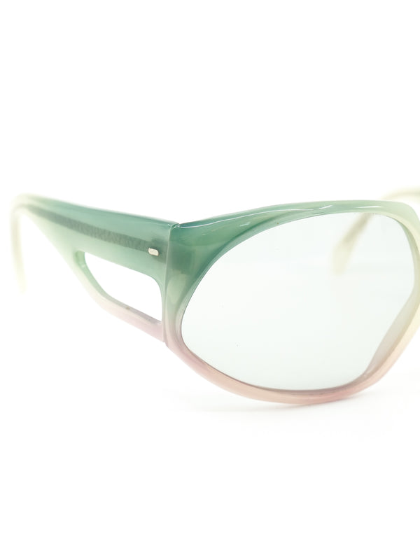 Ombre Cutout Wrap Sunglasses Accessory arcadeshops.com