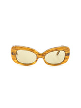 Pierre Cardin Brown Woodgrain Butterfly Sunglasses Accessory arcadeshops.com