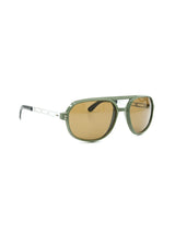 1960s Green Aviator Sunglasses Accessory arcadeshops.com