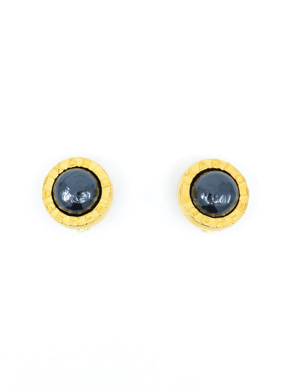 Karl Lagerfeld Button Earrings Accessory arcadeshops.com