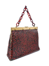 Whiting And Davis Tortoiseshell Metal Mesh Handbag & Wallet Accessory arcadeshops.com