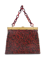 Whiting And Davis Tortoiseshell Metal Mesh Handbag & Wallet Accessory arcadeshops.com