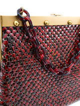 Whiting And Davis Tortoiseshell Metal Mesh Handbag & Wallet Accessory arcadeshops.com