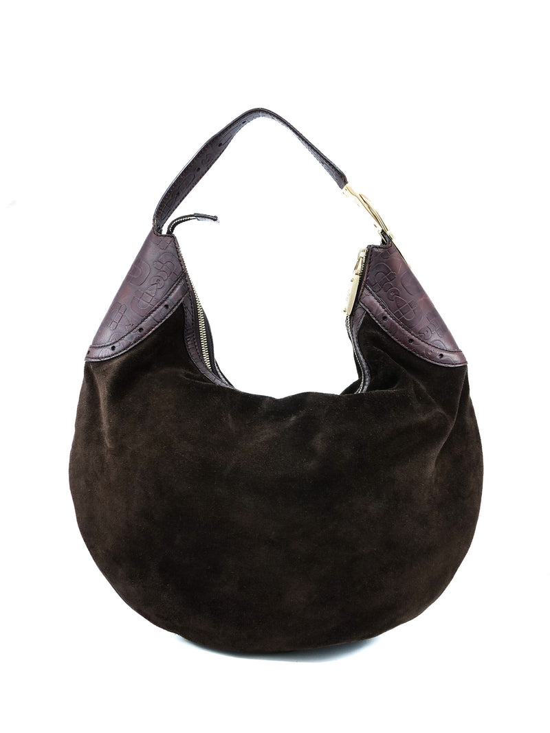 Gucci Brown Suede Hobo Bag Accessory arcadeshops.com