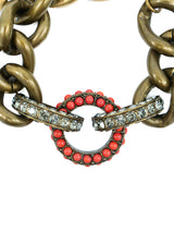 Lanvin Crystal Chain Bracelet Accessory arcadeshops.com