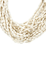 Multi Strand Beaded Knot Necklace Accessory arcadeshops.com